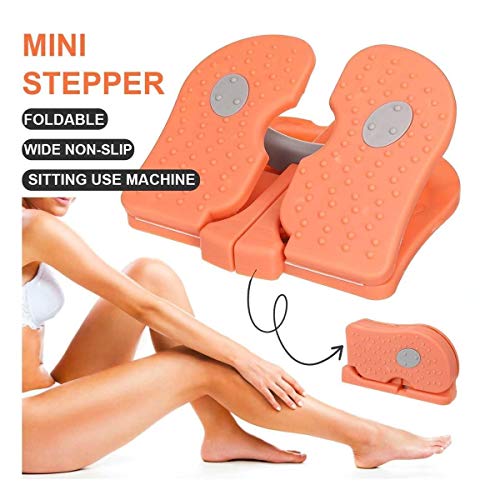 ZJXYYYzj Máquina de Step Swing Stepper, Mini Pierna Que Adelgaza la máquina Silencio Paso a Paso de la máquina Peso Pérdida relajación de los músculos múltiples Funciones de Equipo de la Aptitud