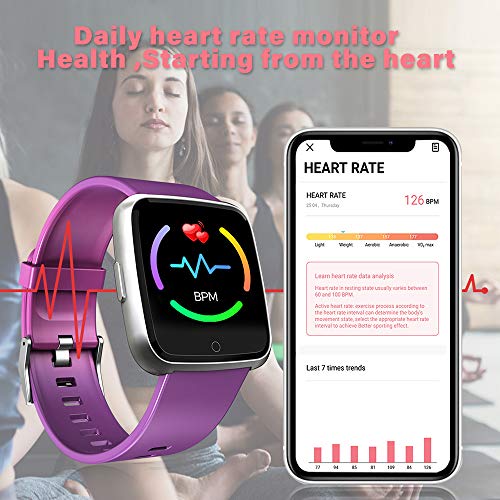 ZKCREATION Smartwatch,Reloj Inteligente Pulsera Actividad con Pulsómetro Podómetro Calorie Monitoreo del sueño Impermeable Relojes Inteligentes para Hombre Mujer para Android iOS ZKCREATION Smartwatch,Reloj Inteligente Pulsera Actividad con Pulsómetro Podómetro Calorie Monitoreo del sueño Impermeable Relojes Inteligentes para Hombre Mujer para Android iOS