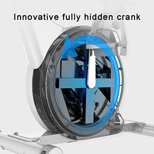 ZKHD Bicicleta estática con magnetrón eléctrico para el hogar, Bicicleta giratoria para el hogar, manivela Totalmente Oculta, Resistencia al magnetrón de Ocho velocidades,Negro ZKHD Bicicleta estática con magnetrón eléctrico para el hogar, Bicicleta giratoria para el hogar, manivela Totalmente Oculta, Resistencia al magnetrón de Ocho velocidades,Negro