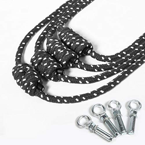 ZL Iyengar Yoga Rope Sling Kit de Montaje en Pared, Herramienta de Accesorios de inversión antigravedad de Yoga, Incluye Cuerda de algodón Blanco X4, Sling de Yoga para Principiantes ZL Iyengar Yoga Rope Sling Kit de Montaje en Pared, Herramienta de Accesorios de inversión antigravedad de Yoga, Incluye Cuerda de algodón Blanco X4, Sling de Yoga para Principiantes