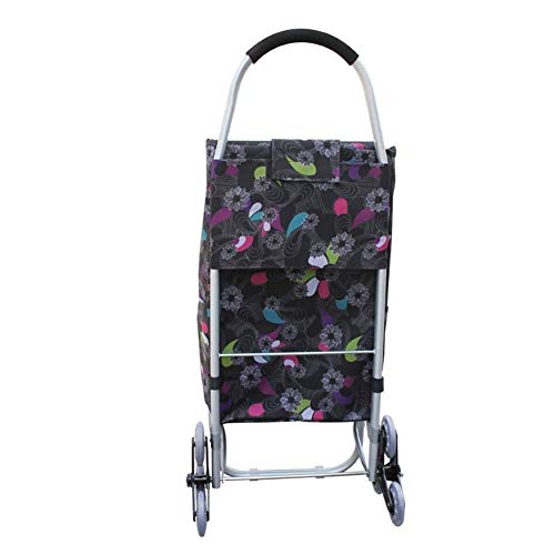 ZLININ Y-Longhair Cesta de la Compra, Carrito Plegable portátil, pequeño Carro, Carro de Ancianos, casa rodante, Bolsillo Oxford, Detachable.Size: 45 * 35 * 98cm. Carritos de la Compra