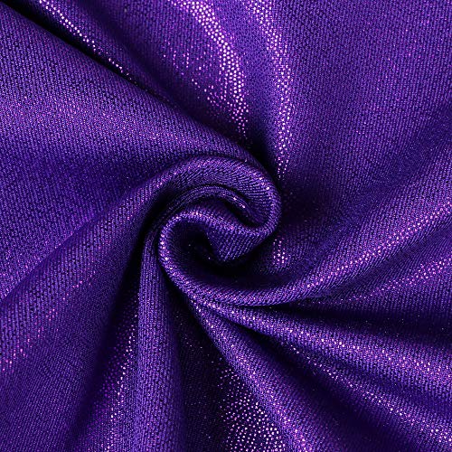 ZNYUNE Niña Maillot Gimnasia 197 Morado Mangas Largas NO.6A para 5-6 años ZNYUNE Niña Maillot Gimnasia 197 Morado Mangas Largas NO.6A para 5-6 años