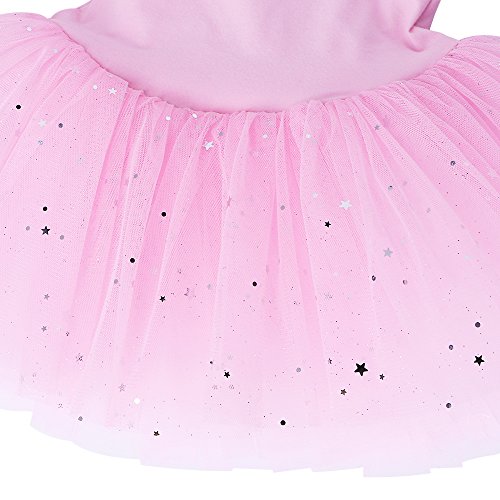ZNYUNE Niña Tutu Vestido de Ballet Danza Clásico 184 Rosa XL para 5-6 años ZNYUNE Niña Tutu Vestido de Ballet Danza Clásico 184 Rosa XL para 5-6 años