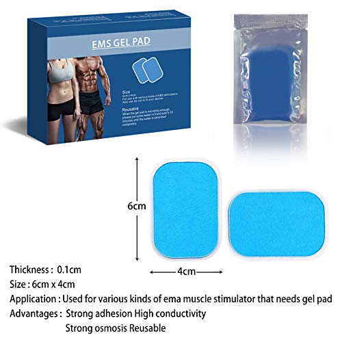 zociko EMS Gel Pads para Electroestimulador Muscular, EMS Gel Hojas para Estimulador Muscular Abdominales, Masajeador Eléctrico Cinturó Repuesto de Repuesto Accesorios 32 Piezas zociko EMS Gel Pads para Electroestimulador Muscular, EMS Gel Hojas para Estimulador Muscular Abdominales, Masajeador Eléctrico Cinturó Repuesto de Repuesto Accesorios 32 Piezas