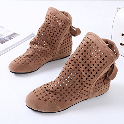 ZODOF Botas de Mujer Planas Ocultas Bajas cuñas Botines de Tobillo Zapatos Casuales Botines Lindos ZODOF Botas de Mujer Planas Ocultas Bajas cuñas Botines de Tobillo Zapatos Casuales Botines Lindos
