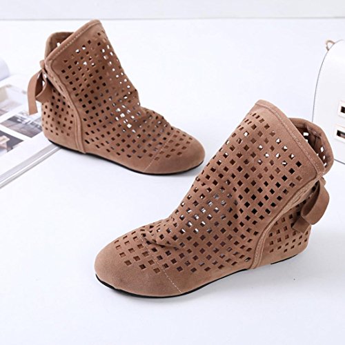 ZODOF Botas de Mujer Planas Ocultas Bajas cuñas Botines de Tobillo Zapatos Casuales Botines Lindos ZODOF Botas de Mujer Planas Ocultas Bajas cuñas Botines de Tobillo Zapatos Casuales Botines Lindos