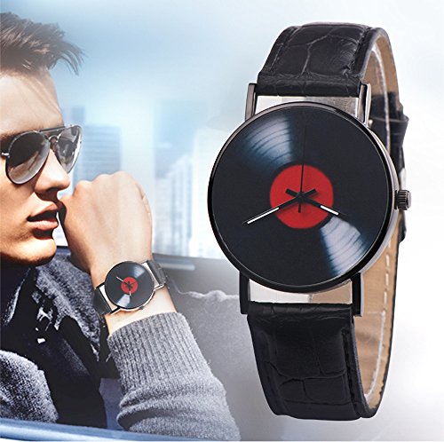 ZODOF Moda Hombre de Moda Relo Casual Unisex Banda de diseño Retro Reloj de Cuarzo de aleación analógica Relojes para Hombres