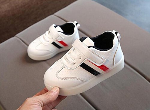 ZODOF Niño niño niños Zapatos de Rayas de bebé LED iluminan Zapatillas Luminosas Calzado Deportivo Running Zapatos Ligero y Transpirables para Unisex Niños ZODOF Niño niño niños Zapatos de Rayas de bebé LED iluminan Zapatillas Luminosas Calzado Deportivo Running Zapatos Ligero y Transpirables para Unisex Niños