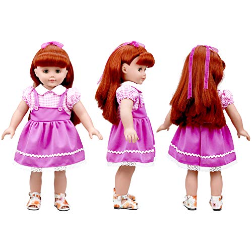 ZOEON Ropa de Muñecas para New Born Baby Doll, Vestido para 17-18 "Girl Muñecas (40-45 cm)