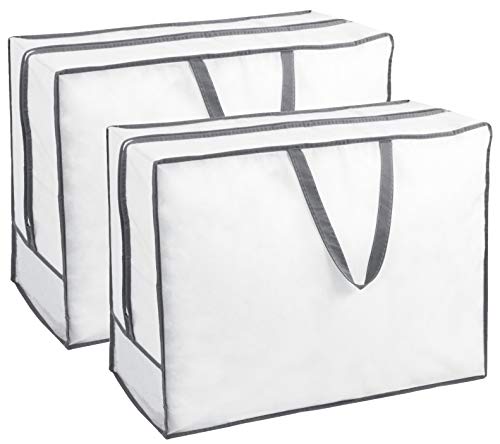 ZOLLNER 2 Bolsas de Almacenamiento de Ropa, Mantas y edredones, 65x25x50 cm ZOLLNER 2 Bolsas de Almacenamiento de Ropa, Mantas y edredones, 65x25x50 cm