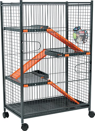 Zolux Jaula para Chinchilla/hurón – Naranja – 72 x 43 x 107 cm Zolux Jaula para Chinchilla/hurón – Naranja – 72 x 43 x 107 cm