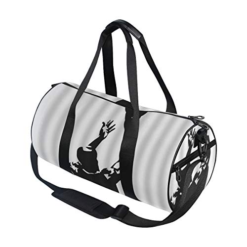 ZOMOY Bolsa de Deporte,Deportes Jugador de Baloncesto Tiro Movimiento Silueta Minimalismo Moderno,Nuevo de Cubo de impresión Bolsas de Ejercicios Bolsa de Viaje Equipaje Bolsa de Lona ZOMOY Bolsa de Deporte,Deportes Jugador de Baloncesto Tiro Movimiento Silueta Minimalismo Moderno,Nuevo de Cubo de impresión Bolsas de Ejercicios Bolsa de Viaje Equipaje Bolsa de Lona