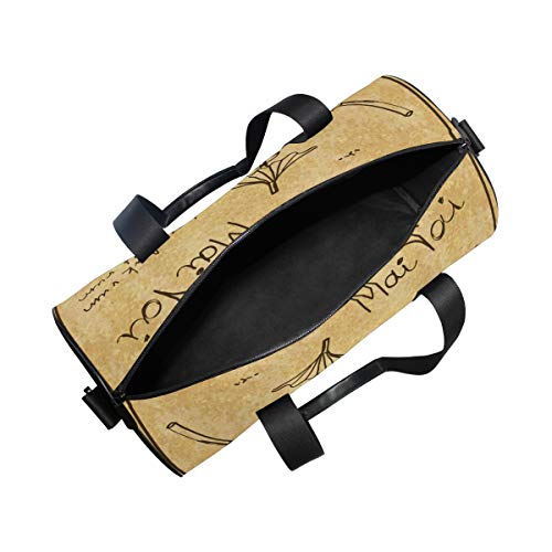 ZOMOY Bolsa de Deporte,Ilustración Boceto Dibujado Mano MAI Tai,Nuevo Cilindro de impresión Bolsas de Ejercicios Bolsa de Viaje Equipaje Bolsa de Lona ZOMOY Bolsa de Deporte,Ilustración Boceto Dibujado Mano MAI Tai,Nuevo Cilindro de impresión Bolsas de Ejercicios Bolsa de Viaje Equipaje Bolsa de Lona