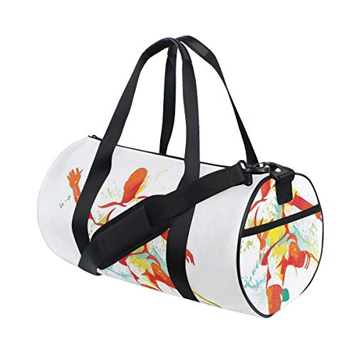 ZOMOY Bolsa de Deporte,Jugador de fútbol patea competiciones de Pelota Salpicaduras de Pintura Botas de Velocidad,Nuevo de Cubo de impresión Bolsas de Ejercicios Bolsa de Viaje Equipaje Bolsa de Lona ZOMOY Bolsa de Deporte,Jugador de fútbol patea competiciones de Pelota Salpicaduras de Pintura Botas de Velocidad,Nuevo de Cubo de impresión Bolsas de Ejercicios Bolsa de Viaje Equipaje Bolsa de Lona