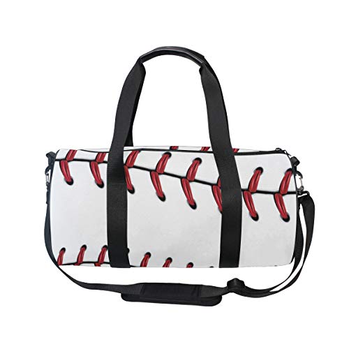 ZOMOY Bolsa de Deporte,Puntadas Rojas Softball Encaje de béisbol sobre b,Nuevo de Cubo de impresión Bolsas de Ejercicios Bolsa de Viaje Equipaje Bolsa de Lona ZOMOY Bolsa de Deporte,Puntadas Rojas Softball Encaje de béisbol sobre b,Nuevo de Cubo de impresión Bolsas de Ejercicios Bolsa de Viaje Equipaje Bolsa de Lona