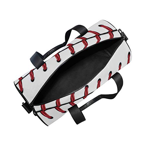 ZOMOY Bolsa de Deporte,Puntadas Rojas Softball Encaje de béisbol sobre b,Nuevo de Cubo de impresión Bolsas de Ejercicios Bolsa de Viaje Equipaje Bolsa de Lona ZOMOY Bolsa de Deporte,Puntadas Rojas Softball Encaje de béisbol sobre b,Nuevo de Cubo de impresión Bolsas de Ejercicios Bolsa de Viaje Equipaje Bolsa de Lona