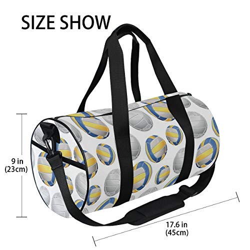 ZOMOY Bolsa de Deporte,Voleibol vívido Iconos Deportivos Actividad Hobby Equipo Juego Atletismo,Nuevo de Cubo de impresión Bolsas de Ejercicios Bolsa de Viaje Equipaje Bolsa de Lona ZOMOY Bolsa de Deporte,Voleibol vívido Iconos Deportivos Actividad Hobby Equipo Juego Atletismo,Nuevo de Cubo de impresión Bolsas de Ejercicios Bolsa de Viaje Equipaje Bolsa de Lona