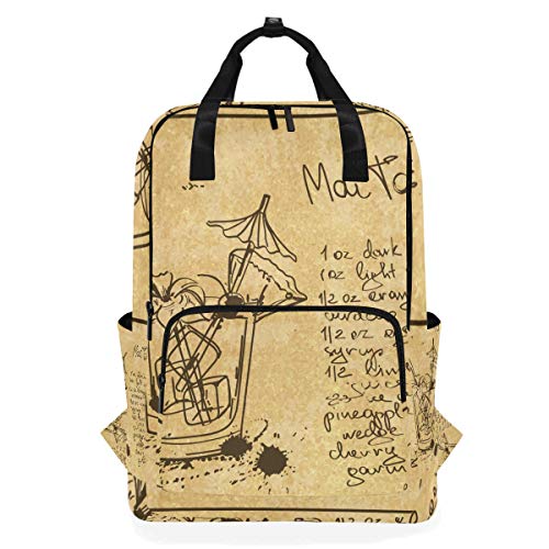 ZOMOY Mochilas，Ilustración Boceto Dibujado Mano MAI Tai，Nuevo portátil Informal Ligero Mochila de Lona Colegio Viaje Bolsa de Hombro Camping Escalada Senderismo Bolsas