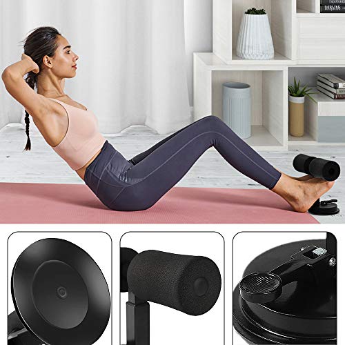 ZoneYan Barra de Abdominales de Auto-succión Portátil, Sit-Ups Barra de Ejercicio, Auto Succión Sit-Up Equipo, Dispositivo Auxiliar de Abdominales, Entrenamiento Muscular para Flexiones Laterales ZoneYan Barra de Abdominales de Auto-succión Portátil, Sit-Ups Barra de Ejercicio, Auto Succión Sit-Up Equipo, Dispositivo Auxiliar de Abdominales, Entrenamiento Muscular para Flexiones Laterales