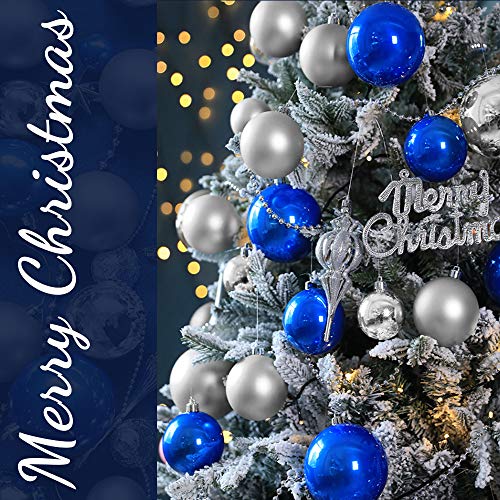 ZoneYan Bolas de Navidad 4cm, Bolas de Árbol de Navidad Adorno, Christmas Gifts Bolas de Navidad, Decoración de Bolas de Navidad Arbol(36 Piezas)