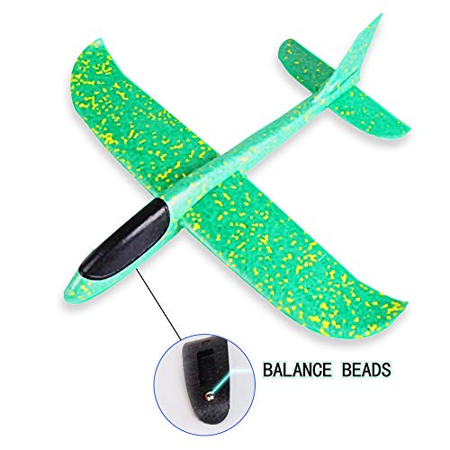 ZoneYan Planeador de Espuma, Avión de Lanzamiento, Lanzar Manual Planeador, Mano Lanzamiento Glider Aviones, Juguete Planeador Espuma, Modelo de Avion Deportes al Aire ZoneYan Planeador de Espuma, Avión de Lanzamiento, Lanzar Manual Planeador, Mano Lanzamiento Glider Aviones, Juguete Planeador Espuma, Modelo de Avion Deportes al Aire