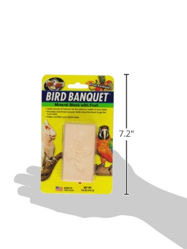 Zoo Med Bloque Mineral para Banquete de pájaros, tamaño Grande