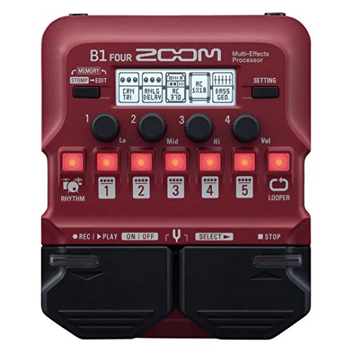 Zoom B1 FOUR - Pedal multiefectos para bajo