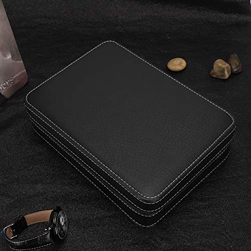 Zouminyy Caja de Almacenamiento de Relojes, Caja de Almacenamiento de Relojes, Organizador casero 10 Rejilla para Ministerio del Interior Zouminyy Caja de Almacenamiento de Relojes, Caja de Almacenamiento de Relojes, Organizador casero 10 Rejilla para Ministerio del Interior