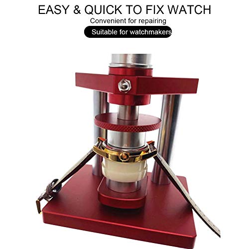 Zouminyy Watch Press Machine, Máquina de tapado en espiral Watch Back Case Closer Watch Back Cover Pressing Tool
