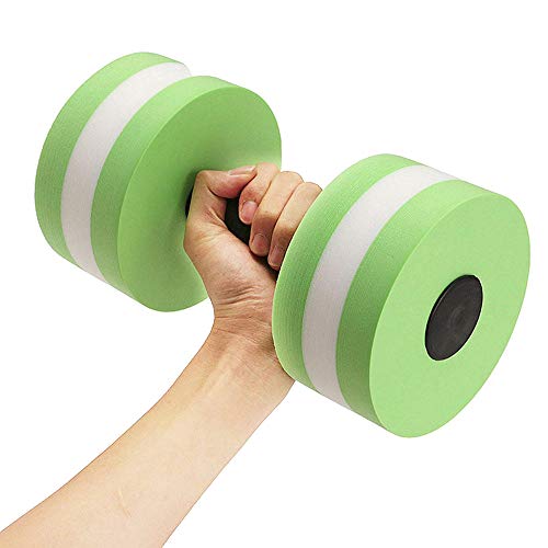 Zowam - Mancuernas de agua de alta densidad y espuma EVA para aeróbic acuático, equipo de ejercicio de piscina, apto para aeróbic acuático, terapia y entrenamientos Zowam - Mancuernas de agua de alta densidad y espuma EVA para aeróbic acuático, equipo de ejercicio de piscina, apto para aeróbic acuático, terapia y entrenamientos