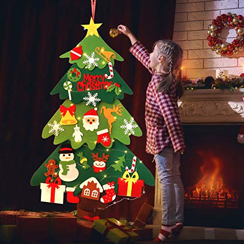 ZOYLINK Fieltro Árbol de Navidad, LED El árbol de Navidad del Fieltro Decoraciones de la Navidad ZOYLINK Fieltro Árbol de Navidad, LED El árbol de Navidad del Fieltro Decoraciones de la Navidad