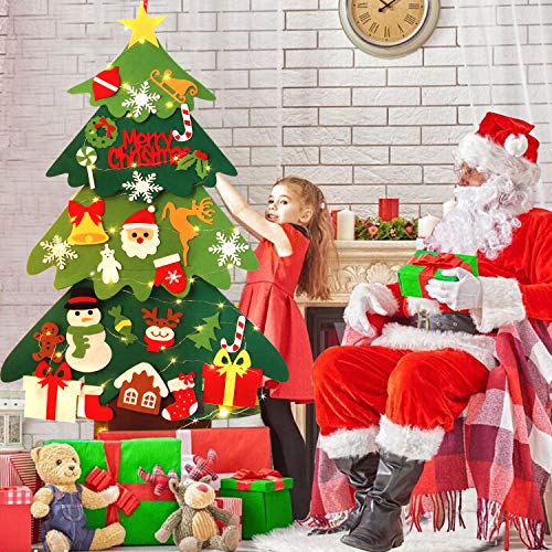 ZOYLINK Fieltro Árbol de Navidad, LED El árbol de Navidad del Fieltro Decoraciones de la Navidad ZOYLINK Fieltro Árbol de Navidad, LED El árbol de Navidad del Fieltro Decoraciones de la Navidad