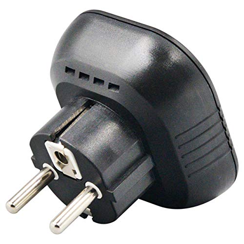 ZPCT1806B Probador de toma de corriente Detector Circuito Polaridad Voltaje Interruptor de enchufe Interruptor de línea de puesta a tierra de la UE Interruptor Electroscopio de seguridad (Negro) Jasny ZPCT1806B Probador de toma de corriente Detector Circuito Polaridad Voltaje Interruptor de enchufe Interruptor de línea de puesta a tierra de la UE Interruptor Electroscopio de seguridad (Negro) Jasny