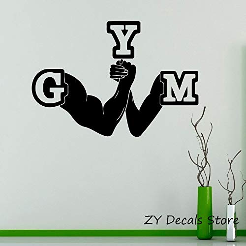 zqyjhkou Fitness Gym Vinilo Tatuajes de Pared Sport Sign Impermeable Etiqueta de la Pared Niños Habitación Decoración Arte Creativo Pegatinas Papel Pintado Mural 60x42cm zqyjhkou Fitness Gym Vinilo Tatuajes de Pared Sport Sign Impermeable Etiqueta de la Pared Niños Habitación Decoración Arte Creativo Pegatinas Papel Pintado Mural 60x42cm