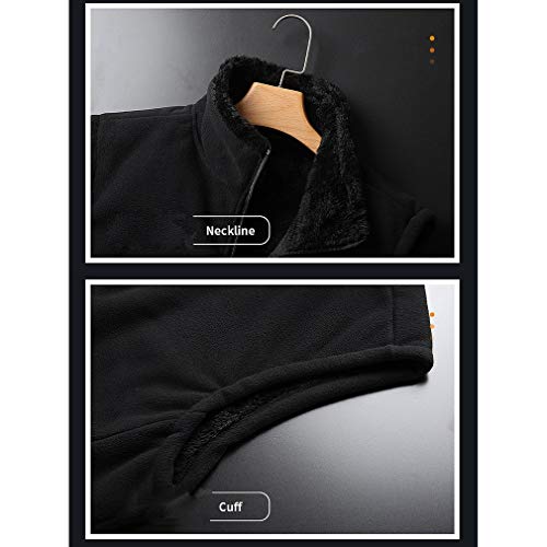 ZRL Abrigos Acolchados Chaleco sin Mangas Chaqueta Gruesa cálida Casero de cachemérano Soporte de Collar de Collar Chaqueta Chaleco Chaleco sólido Chaleco a Prueba de Viento Una Chaqueta Abrigada