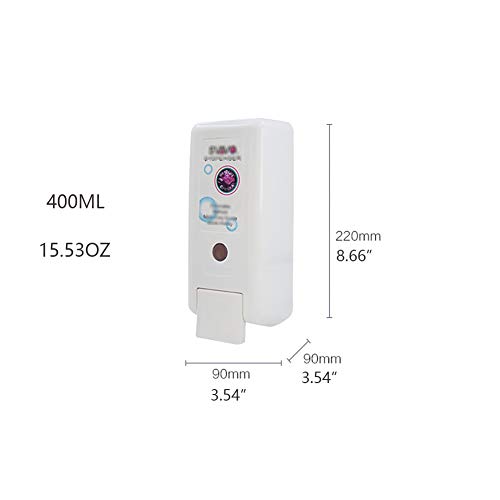 ZRL Bomba de Jabón Dispensador de Jabón Bomba de Jabón Manual Pared Botellas Dispensador Jabón Bomba La Loción Usados para Loción Body Wash Crema Facial Shampoo (Color : White) ZRL Bomba de Jabón Dispensador de Jabón Bomba de Jabón Manual Pared Botellas Dispensador Jabón Bomba La Loción Usados para Loción Body Wash Crema Facial Shampoo (Color : White)