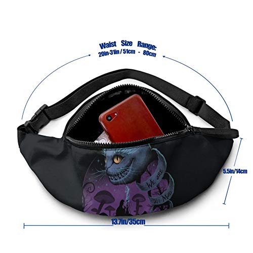 Zsrgvdrf Alicia en el país de las maravillas bolsa de cintura casual para mujeres y hombres Hip Bum Bag adecuado para entrenamiento al aire libre viajes casual running Zsrgvdrf Alicia en el país de las maravillas bolsa de cintura casual para mujeres y hombres Hip Bum Bag adecuado para entrenamiento al aire libre viajes casual running