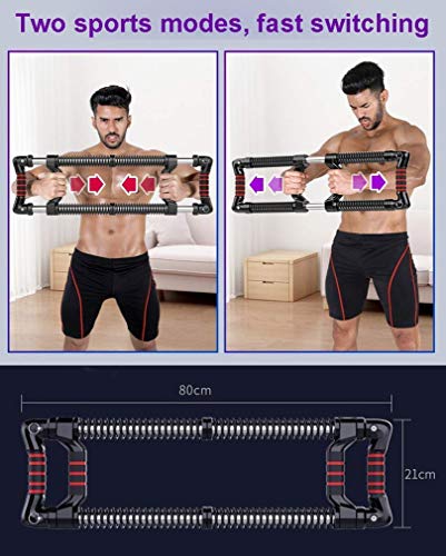 ZT Poder Twister empuje hacia abajo de bar, Brazo Antebrazo ejercitador Extensor de pecho, 30-100 Kg ajustable Dispositivo fuerza del brazo, equipo de entrenamiento, aprieta la máquina, Pecho entrenam