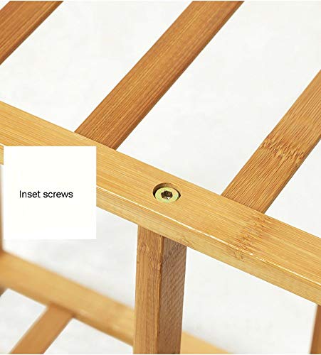 ZTMN Zapatero de bambú Simple con Botas Racks económicos de 4,5 Niveles Racks de Almacenamiento Ahorro de Espacio Montaje fácil (tamaño: 5 Niveles) ZTMN Zapatero de bambú Simple con Botas Racks económicos de 4,5 Niveles Racks de Almacenamiento Ahorro de Espacio Montaje fácil (tamaño: 5 Niveles)