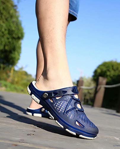 Zuecos Hombre Playa Piscina Sanitarios Enfermera Goma Verano Zapatillas de Trabajo Sandalias Negro Azul Amarillo 40-45 Azul 41 Zuecos Hombre Playa Piscina Sanitarios Enfermera Goma Verano Zapatillas de Trabajo Sandalias Negro Azul Amarillo 40-45 Azul 41