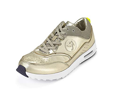 Zumba Active Air Classic Zapatillas Deportivas con Estilo de Fitness Zapatillas de Mujer de Baile, Gold Metallic, 40 EU