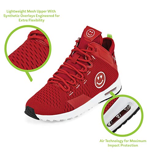 Zumba Air Classic Remix - Zapatillas de deporte para mujer, rojo (Smiley Red), 38.5 EU Zumba Air Classic Remix - Zapatillas de deporte para mujer, rojo (Smiley Red), 38.5 EU
