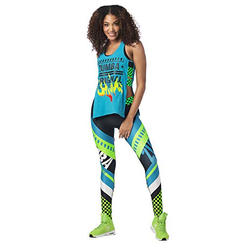 Zumba Athletic - Camiseta de tirantes para mujer (parte abierta, transpirable, talla XL) Zumba Athletic - Camiseta de tirantes para mujer (parte abierta, transpirable, talla XL)