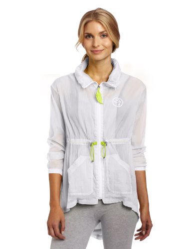 Zumba Chaqueta Stellar Sheer Blanco XS