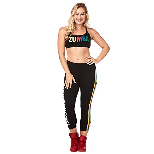 Zumba Dance Capri Leggings Estampados Fitness Entrenamiento Mallas de Deporte de Mujer, BB Black, S Zumba Dance Capri Leggings Estampados Fitness Entrenamiento Mallas de Deporte de Mujer, BB Black, S