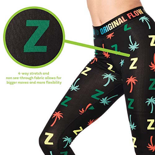 Zumba Dance Fitness Basic Compression Athletic Workout Leggings for Women, Bold Black 0, Medium para Mujer Zumba Dance Fitness Basic Compression Athletic Workout Leggings for Women, Bold Black 0, Medium para Mujer