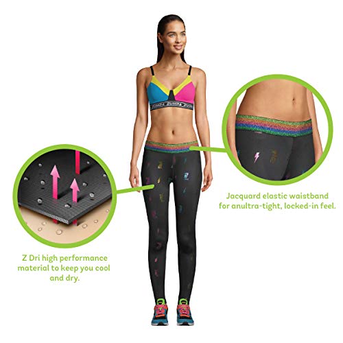 Zumba Dance Fitness Basic Compression Athletic Workout Leggings for Women, Negrita a, L para Mujer Zumba Dance Fitness Basic Compression Athletic Workout Leggings for Women, Negrita a, L para Mujer