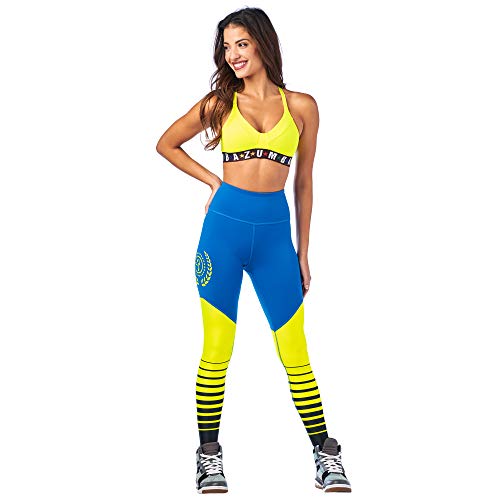 Zumba Dance Fitness Workout V Neck Jacquard Sujetador Deportivo Mujer Alto Impacto, Caution 0, M