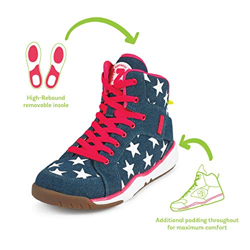 Zumba Energy Boom Zapatillas Altas de Mujer Dance Fitness Entrenamiento Sneakers de Moda, Denim Dream, 43 EU Zumba Energy Boom Zapatillas Altas de Mujer Dance Fitness Entrenamiento Sneakers de Moda, Denim Dream, 43 EU