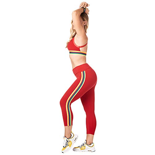 Zumba Sujetador Deportivo con Soporte de Alto Impacto para Mujer Grande Viva la Rojo